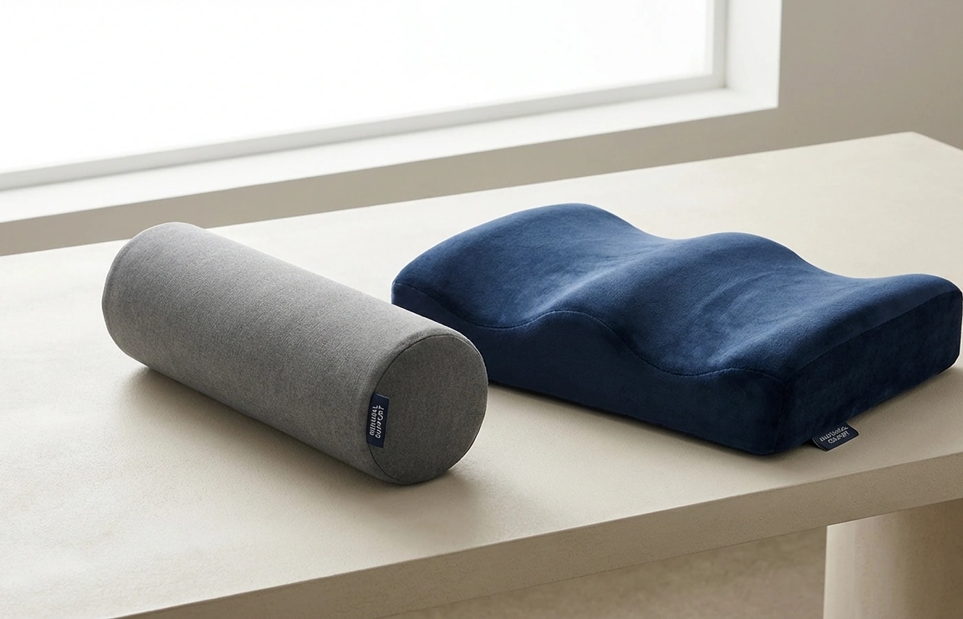 Lumbar Roll vs Contoured Lumbar Pillow