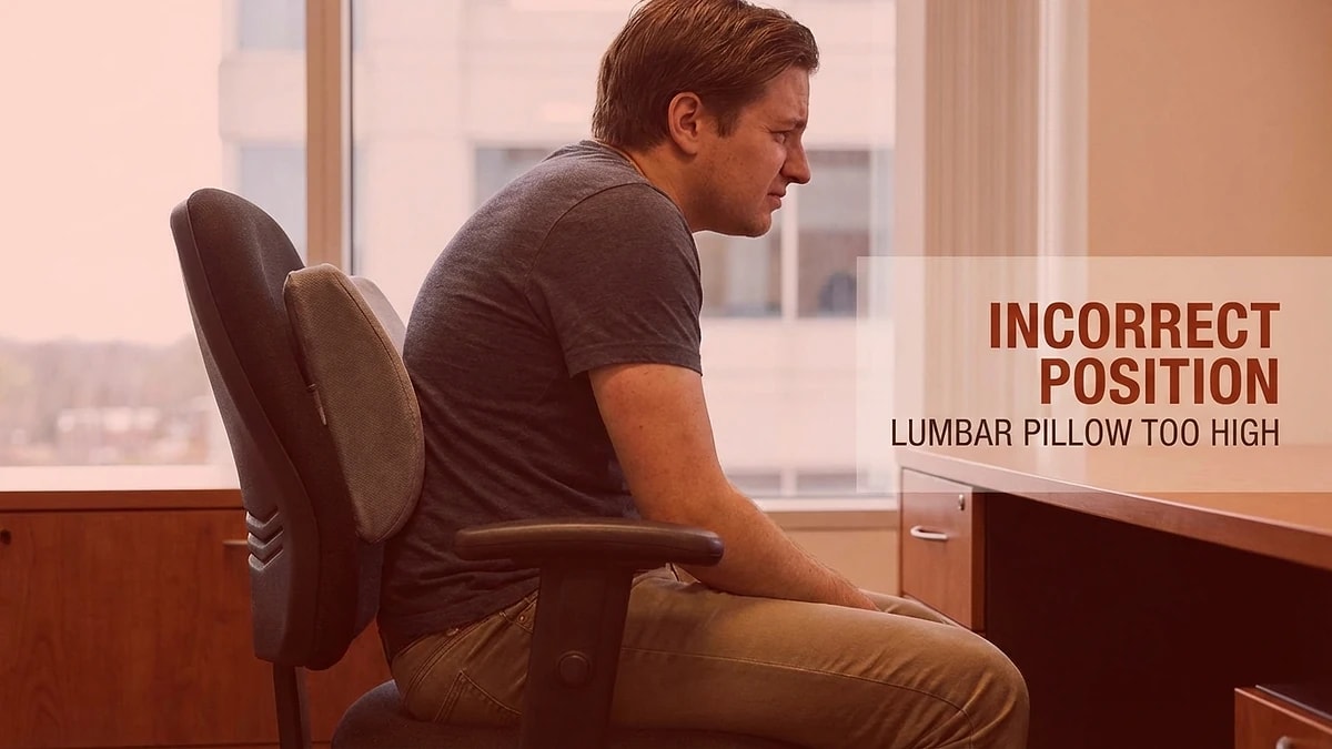 Securing the support to your chair