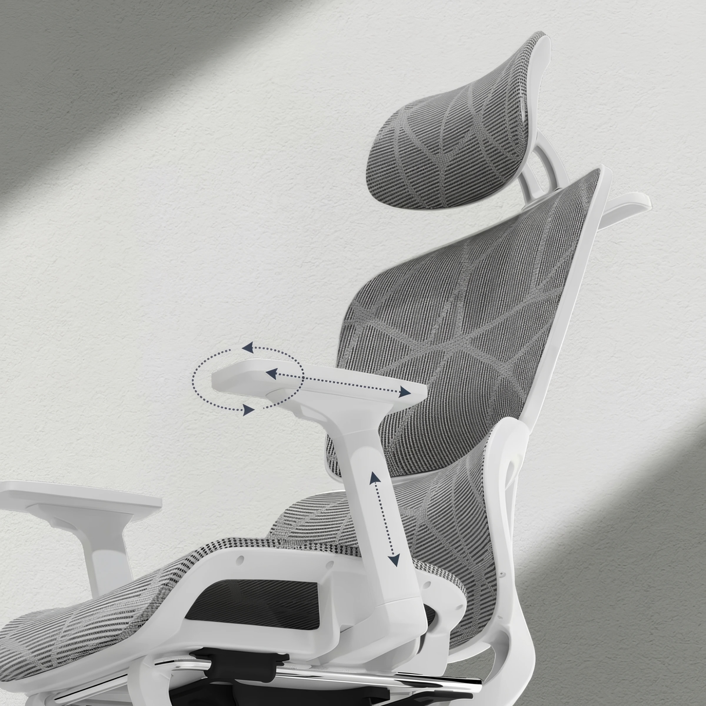 3D armrest adjustment directions