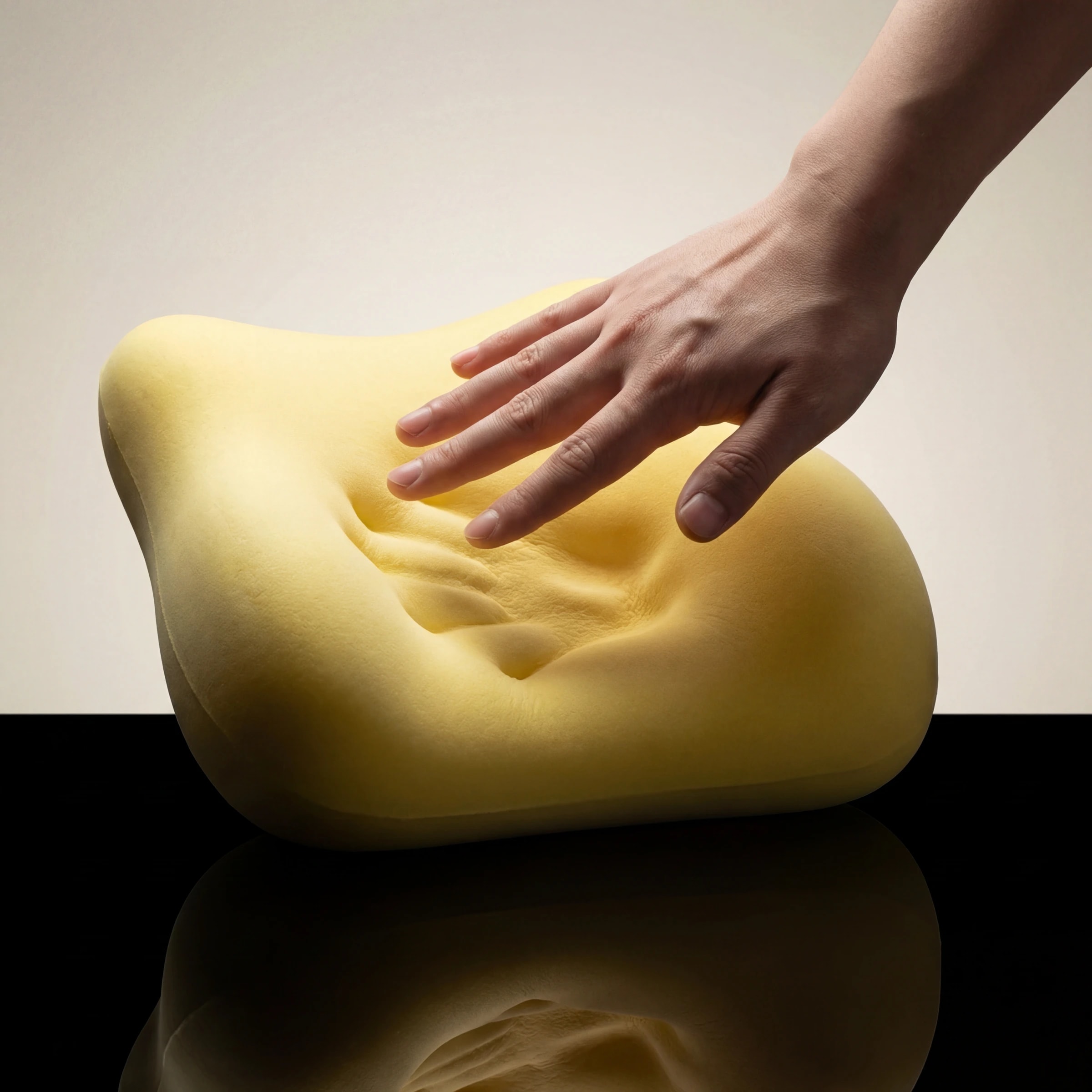 Space memory foam with slow rebound technology