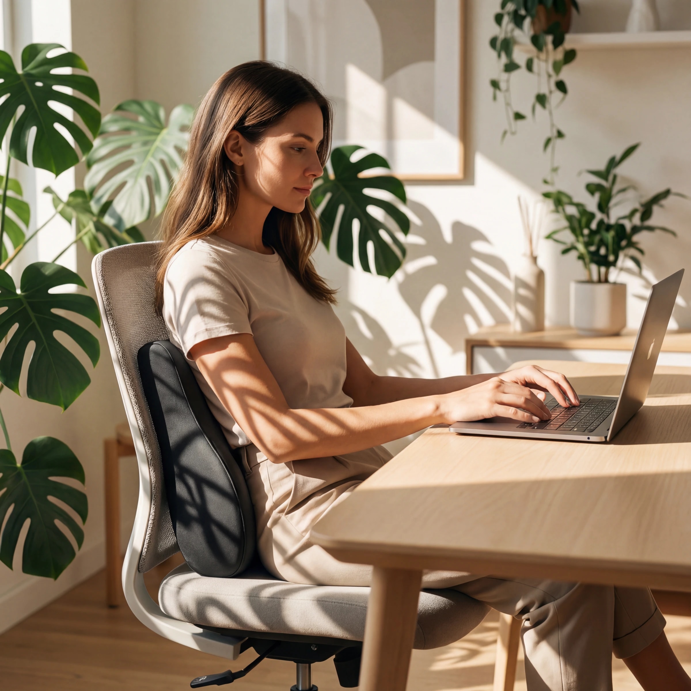 Pillow on home chair