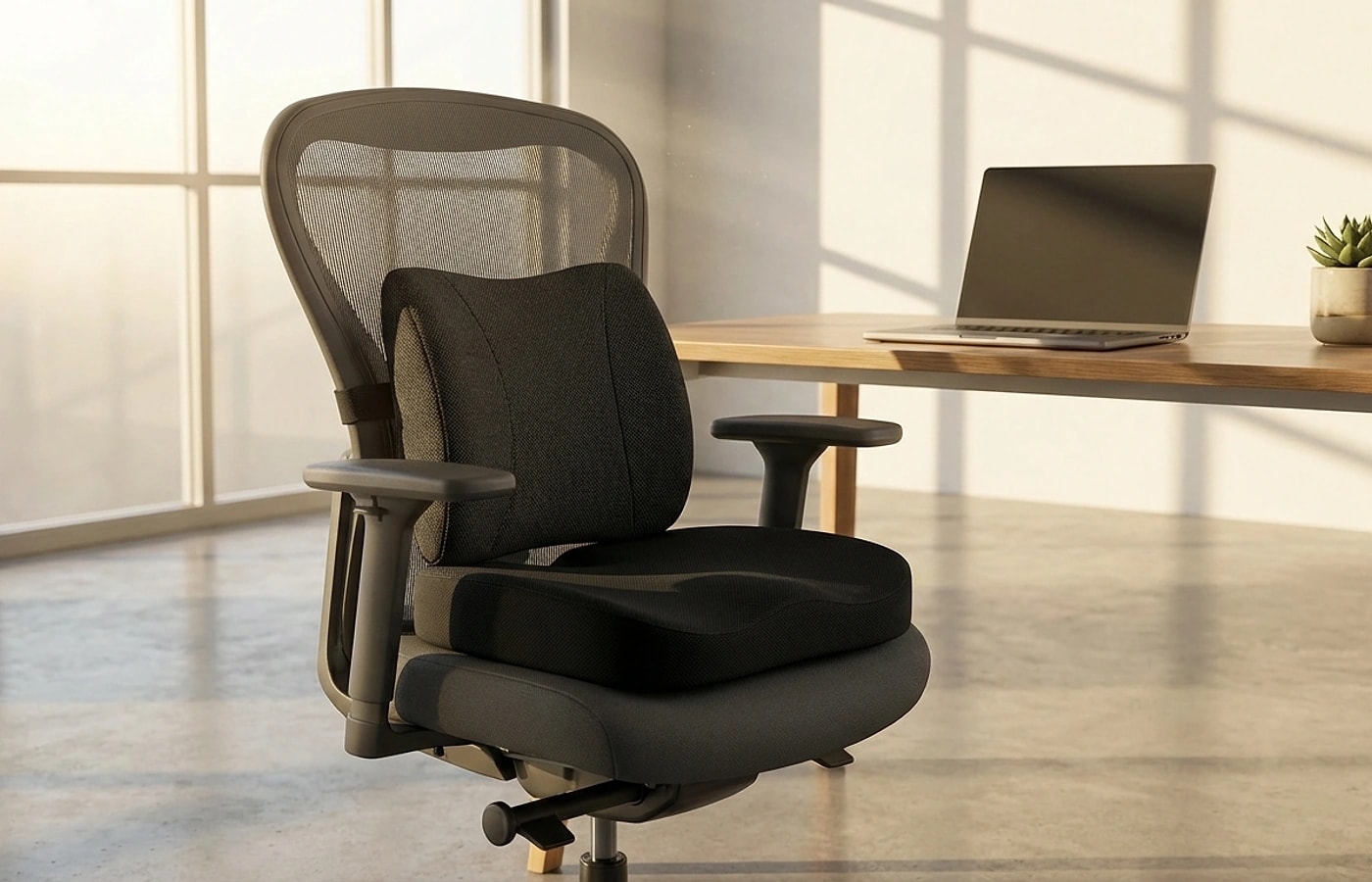 Back Support Seat Cushion for Office Chair